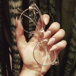 2018Half Metal Women Glasses Frame Men Eyeglasses Frame Vintage SquareClear Glasses Optical Spectacle Frame spectacles