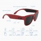 BGreen Bone Conduction Bluetooth Smart Sport Sunglasses Wireless Stereo Music Sunglasses Sports Headset Headphone
