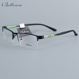 Bellcaca Spectacle Frame Men Eyeglasses Nerd Computer Optical Transparent Clear Lens Eye Glasses Frame For Male Eyewear 12007